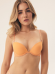 Biustonosz damski Push Up z fiszbinami Bloovii Saoui 43119-22X 70B Pomarańczowy (5903972578285) - obraz 1