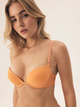 Biustonosz damski Push Up z fiszbinami Bloovii Saoui 43119-22X 75B Pomarańczowy (5903972578308) - obraz 5