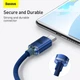 Кабель Baseus Crystal Shine Series Fast Charging Data Cable USB to Type-C 100W 2m Blue (CAJY000503) - зображення 14