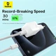 Мережевий зарядний пристрій Baseus GaN5 mini 30 Вт USB-C PD з кабелем Type-C білий - изображение 13