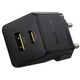 Сетевое зарядное устройство Baseus Palm Fast Charger C+U 30W EU Cluster Black (P1011160A113-00) - изображение 4