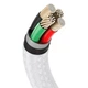 Кабель Baseus Cafule Series Metal Data Cable USB to IP 2.4A 2m White (CALJK-B02) - изображение 7