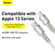 Кабель Baseus Cafule Series Metal Data Cable Type-C to iP PD 20W 2m White (CATLJK-B02) - изображение 11