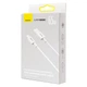 Кабель Baseus Superior Series (SUPERVOOC) Fast Charging Data Cable USB to Type-C 65W 2m White (CAYS001002) - зображення 2