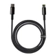 Кабель Baseus Tungsten Gold Fast Charging Data Cable Type-C to iP PD 20W 2m Black (CATLWJ-A01) - изображение 1