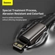 Кабель Baseus Tungsten Gold Fast Charging Data Cable Type-C to iP PD 20W 2m Black (CATLWJ-A01) - изображение 13