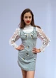 Сарафан женский в мелкую клетку TopShop Черно-белый 12212 S (42 ) - изображение 4