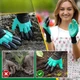 Садові рукавички з 4 кігтями Garden Genie Gloves, універсальний розмір - зображення 3