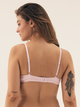 Biustonosz damski bez Push Up braletka Bloovii Selsey 43236-03X L Różowy (5903972579657) - obraz 2