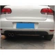 Дифузор заднього бампера V1 (для Base HB 2010-2013, Карбон) для Volkswagen Golf 6 - зображення 2