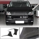 Накладки на передній бампер (для 2015-2019, Карбон) для Volkswagen T6 - зображення 1