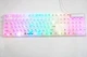 Мембранна клавіатура Yelandar AN-T20 White з підсвіткою RGB, 104 клавіші, USB - зображення 5