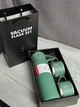 Термос Vacuum Bottle 500 мл с 3 чашками Вакуумная изоляция Нержавеющая сталь Зелёный в подарочной упаковке - изображение 4