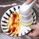 Електрична щітка для прибирання 3в1 Electric Cleaning Brush з насадками і гачком Бездротова щітка для ванни, кухні та плитки - зображення 8