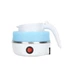 Складной электрочайник для путешествий Electric Kettle силиконовый 600 мл Голубой 220 В - изображение 12