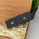 Ключница кожаная с карабином HandyCover HC0055 черная - изображение 5