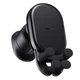 Автомобильный держатель для телефона Baseus Stable Gravitational Wireless Charging Car Mount Pro с беспроводной зарядкой 15W для крепления в воздуховоде (SUWX030001) Black - изображение 4