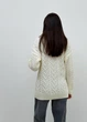 Светр ART KNIT Олівія молочний, oversize 032218 - зображення 4