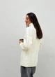 Светр ART KNIT Олівія молочний, oversize 032218 - зображення 5