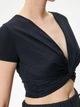 Топ женский Koton 4SAK10131NK999 XL Черный (8684286873064) - изображение 5