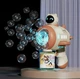 Дитячий пістолет кулемет Bubble Gun 18 см генератор мильних бульбашок автоматичний Білий з оранжевим - зображення 3