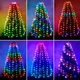 Світлодіодна гірлянда RGB від USB Nikola 10 ниток по 2 метри 400LED управління смартфоном Різнокольорова + пульт ДК - зображення 6