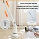 Акумуляторна щітка з обертанням Nova Scrubber 7in1 бездротова електрощітка для прибирання, 7 насадок - зображення 9