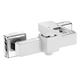 Змішувач для душової кабіни Mixxus Premium DANTE 003 White-Chrome (MI6793) - зображення 1