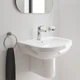 Однорычажный смеситель для раковины M-Size Grohe Eurosmart New с нажимным донным клапаном (23923003 - изображение 2