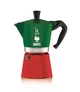 Гейзерная кофеварка Bialetti Moka Express Italia Tricolore (6 чашек - 270 мл) - изображение 1