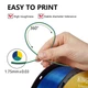 Пластик/філамент для 3D-друку Yellow/Green/Blue KINGROON PLA Silk , 1.75mm, 1kg - изображение 4