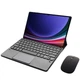 Клавиатура-подставка беспроводная Smart Keyboard + Мышка для Samsung Galaxy Tab S9 / S9 FE Ukr+Eng Black - изображение 7