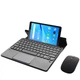 Клавіатура-підставка бездротова Smart Keyboard + Мишка для Lenovo Tab M7 Ukr+Eng Black - зображення 7