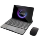 Клавиатура-подставка беспроводная Smart Keyboard + Мышка для Pixus Blast Ukr+Eng Black - изображение 1