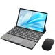 Клавиатура-подставка Smart Keyboard + Мышка для Teclast M50S Ukr+Eng Black - изображение 1