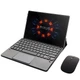 Клавиатура-подставка беспроводная Smart Keyboard + Мышка для Pixus Hammer Ukr+Eng Black - изображение 1