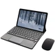Клавиатура-подставка беспроводная Smart Keyboard + Мышка для Nokia T21 Ukr+Eng Black - изображение 6