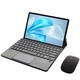 Клавиатура-подставка беспроводная Smart Keyboard + Мышка для Chuwi Hi10 X Pro Ukr+Eng Black - изображение 5