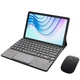 Клавиатура-подставка беспроводная Smart Keyboard + Мышка для Cubot Tab 60 Ukr+Eng Black - изображение 8