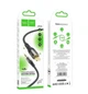 Кабель HOCO UPA25 3.5mm to lightning Transparent Discovery Edition Digital audio conversion cable, 1M, black - зображення 6
