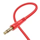 Кабель HOCO UPA24 Smooth AUX audio cable, 1m, red - изображение 3