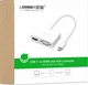 Адаптер UGREEN USB Type C to HDMI, VGA Converter White - зображення 3