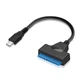 Кабель-адаптер SATA III 22pin to Type-C 6Gbps для HDD и SSD Black - изображение 1