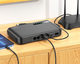 ДБЖ (UPS) для роутера Hoco DB62 UPS (20000mAh/18W/1USB/1TypeC/5/9/12v/POE 15-24V/LED) black - зображення 6