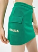 Юбка мини летняя женская Koton 4SAK40308NK989 XS Зеленая (8684288277860) - изображение 5