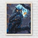 Картина по номерам 60*80 см Мудрая сова Оригами LW 30830 большой размер - изображение 7