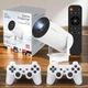 Мультимедийный мини проектор M300 MAX для дома с WiFi Bluetooth двумя джойстиками и пультом ДУ Белый (127-14-16969) - изображение 3