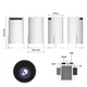 Мультимедийный мини проектор M300 MAX для дома с WiFi Bluetooth двумя джойстиками и пультом ДУ Белый (127-14-16969) - изображение 7