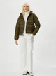 Куртка демисезонная с капюшоном женская Koton 4WAK20127EW876 34 Хаки (8683355715182) - изображение 3