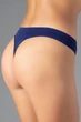 Трусики-стринг бесшовные Giulia String Briefs RHODONITE S/M Темно-синие - изображение 2